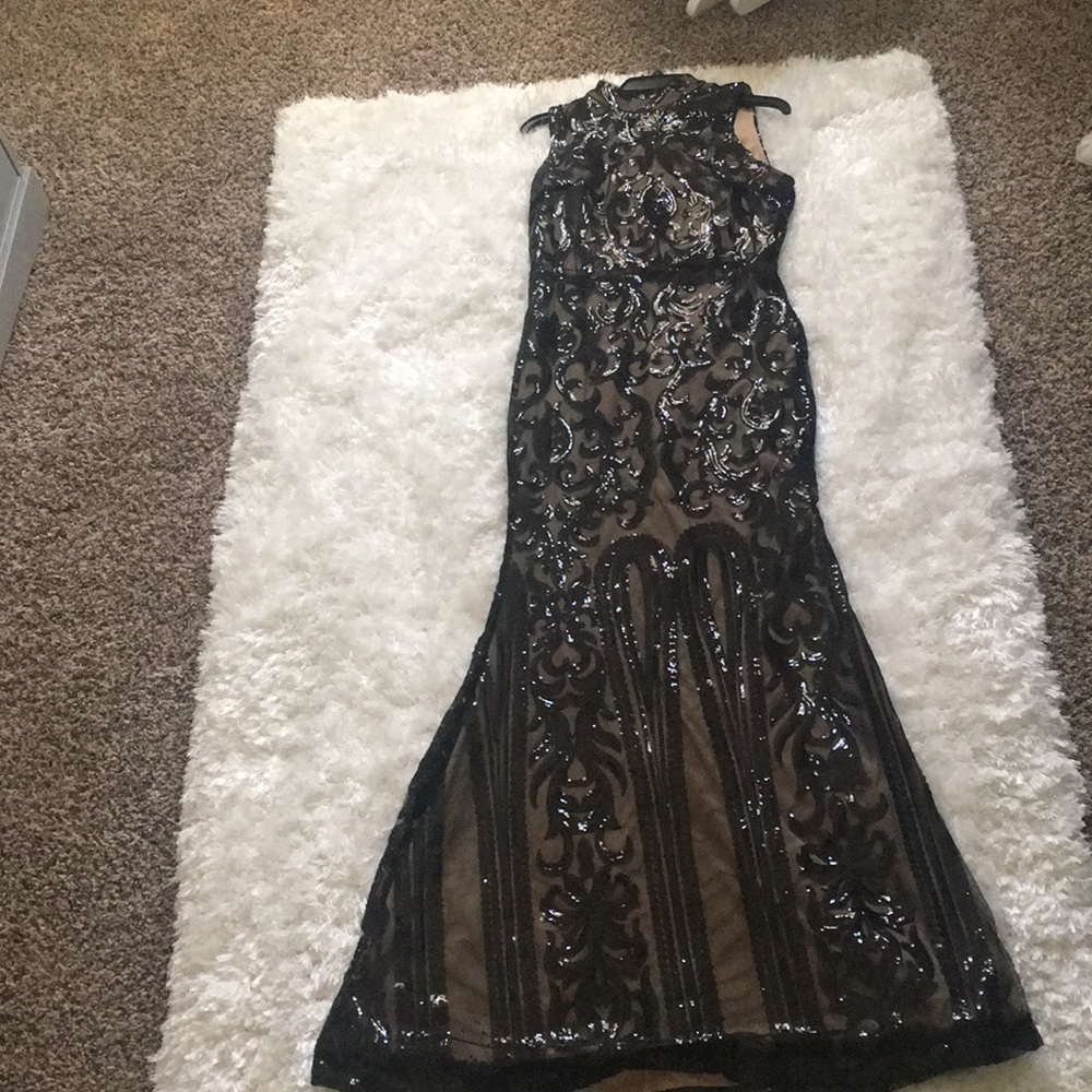 Detailed beaded gown